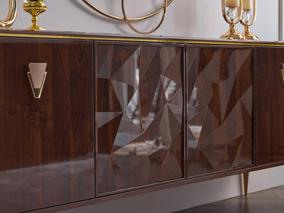 Plaza 81" Wide Buffet With Mirror