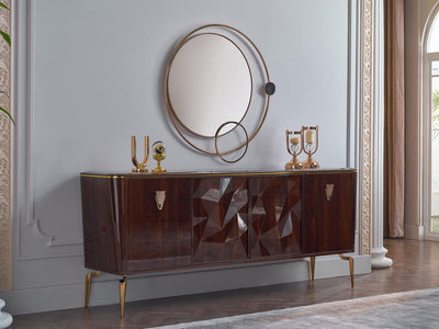 Plaza 81" Wide Buffet With Mirror