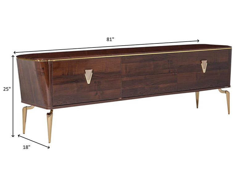 Plaza 81" Wide TV Stand