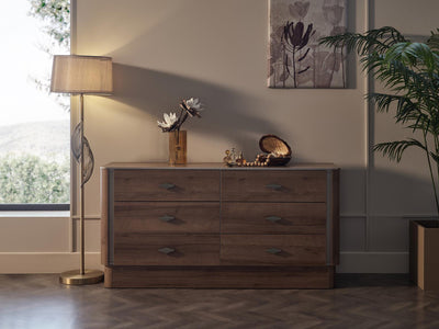 Mirante 60" Wide 6 Drawer Dresser