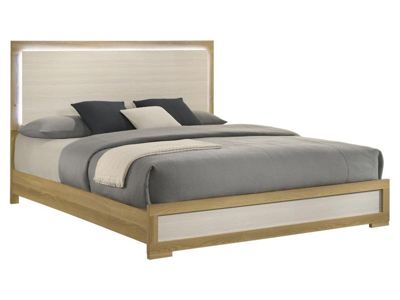 Hyland LED Headboard Platform Bed