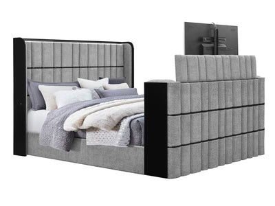 Isabella Glo Platform Bed With LED, Speaker and 50″ TV Lift
