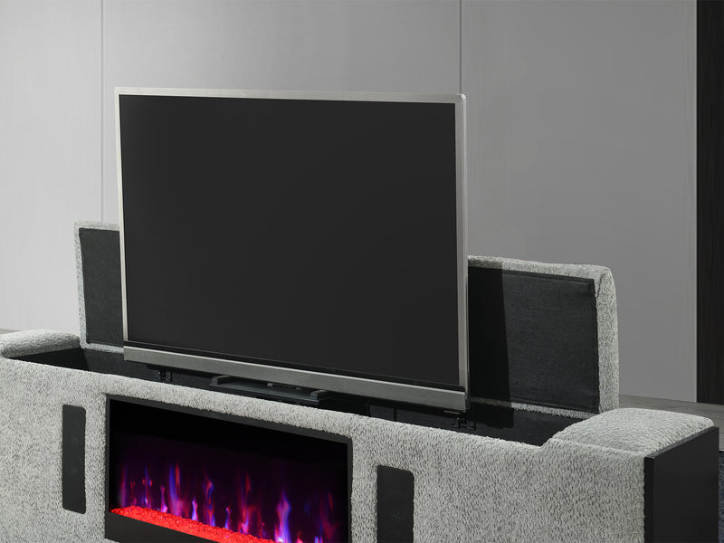 Isabella Glo Platform Bed With LED, Speaker and 50″ TV Lift