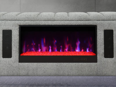 Isabella Glo Platform Bed With LED, Speaker and 50″ TV Lift