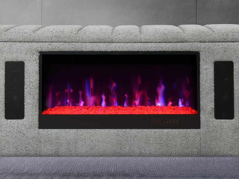 Isabella Glo Platform Bed With LED, Speaker and 50″ TV Lift