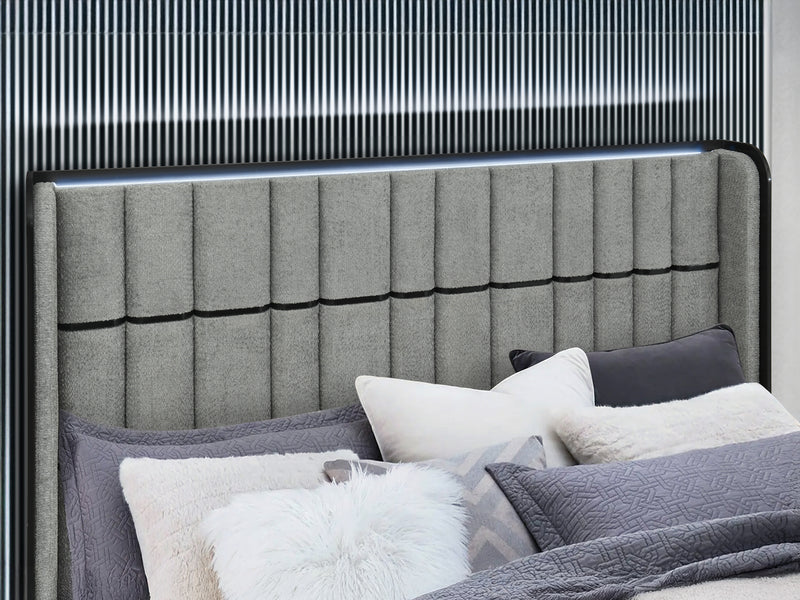 Isabella Glo Platform Bed With LED, Speaker and 50″ TV Lift