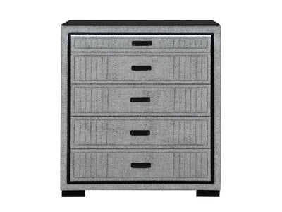 Isabella Glo 40.5" Wide 5 Drawer Chest With LED