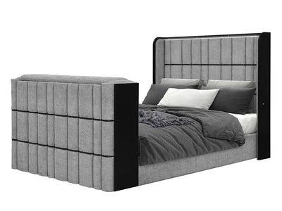 Isabella Glo Platform Bed With LED, Speaker and 50″ TV Lift