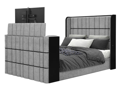 Isabella Glo Platform Bed With LED, Speaker and 50″ TV Lift