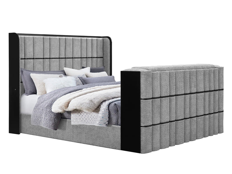 Isabella Glo Platform Bed With LED, Speaker and 50″ TV Lift