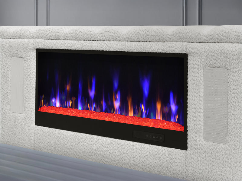 Isabella Glo Platform Bed With LED, Speaker and 50″ TV Lift