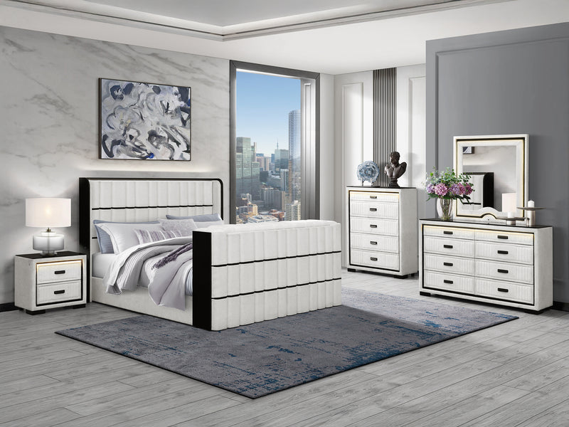 Isabella Glo Platform Bed With LED, Speaker and 50″ TV Lift