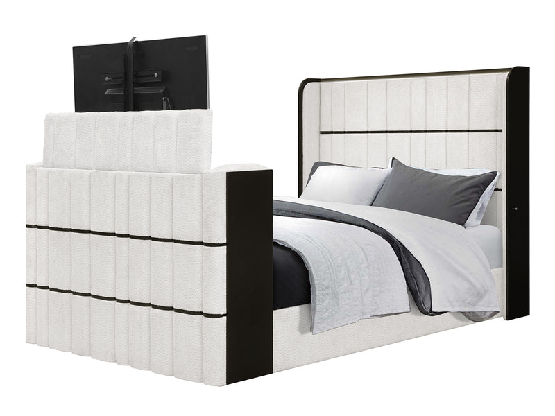 Isabella Glo Platform Bed With LED, Speaker and 50″ TV Lift