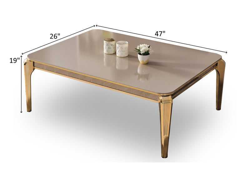 Ista 47" Wide Coffee Table
