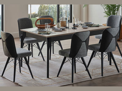 Lucida 6 Person Dining Room Set