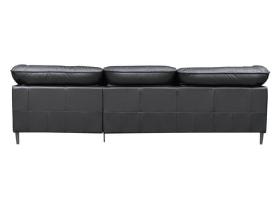 F011 114" Wide Leather Sofa
