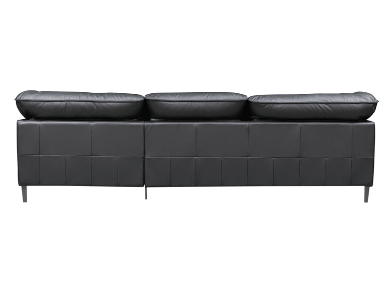 F011 114" Wide Leather Sofa