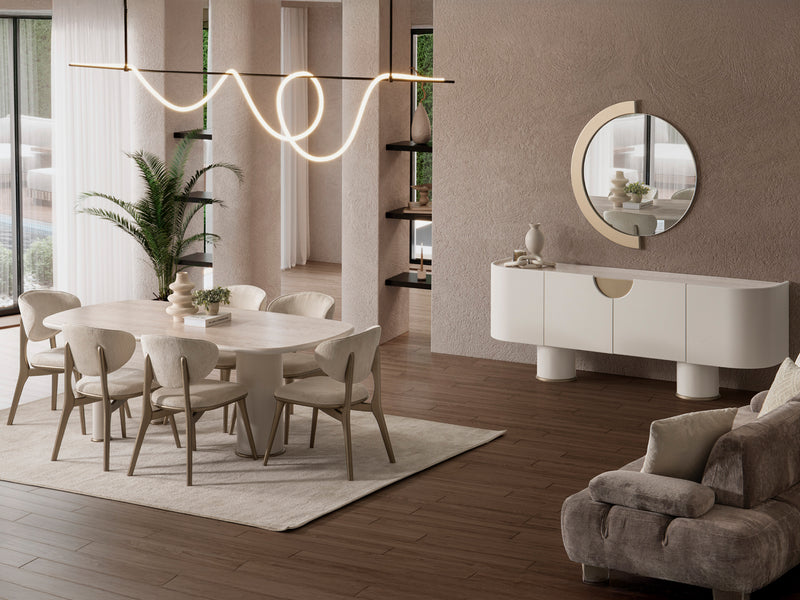 Iznik 6 Person Dining Room Set