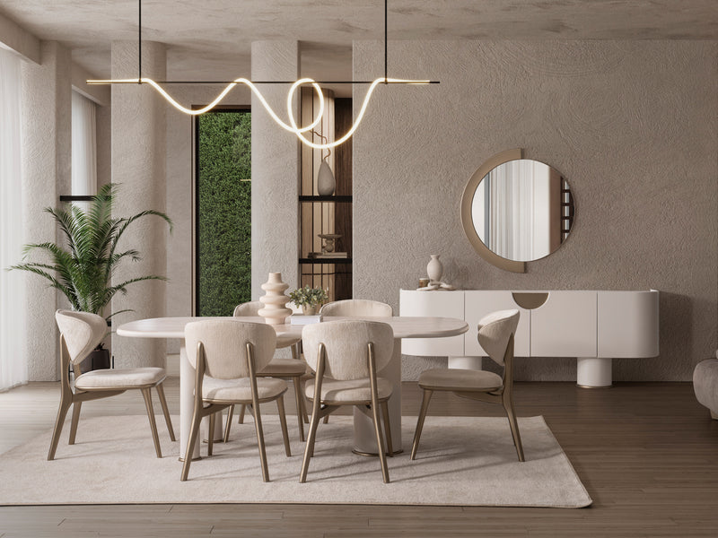 Iznik 6 Person Dining Room Set