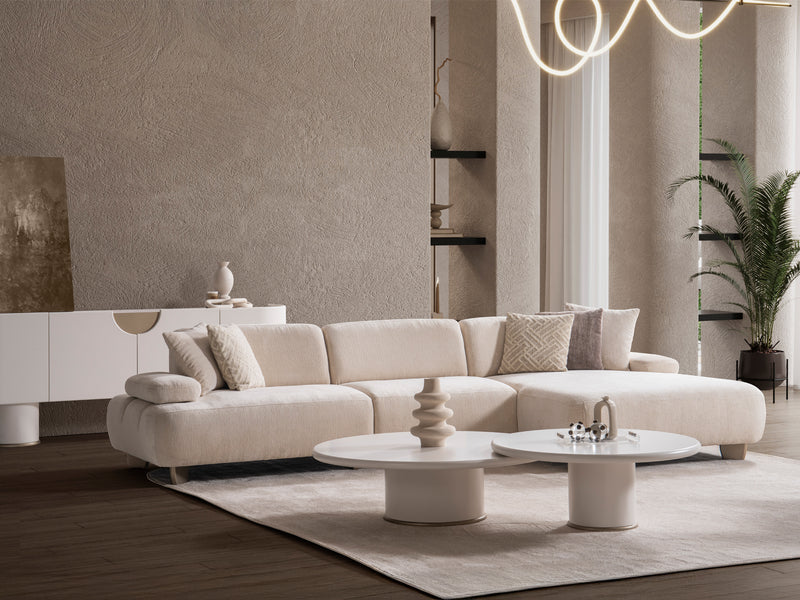 Iznik Extendable Sectional Living Room Set