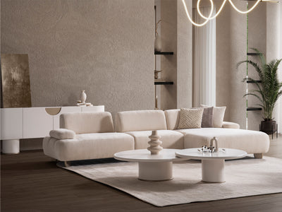 Iznik Extendable Sectional Living Room Set