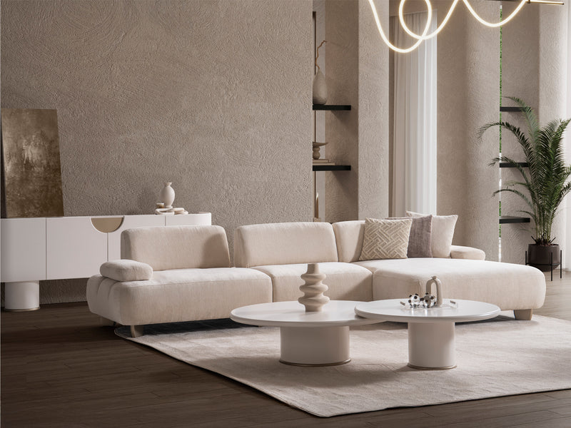 Iznik Extendable Sectional Living Room Set