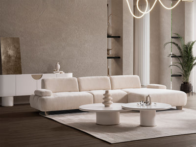 Iznik Extendable Sectional Living Room Set