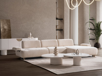 Iznik Extendable Sectional Living Room Set