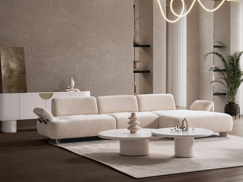 Iznik Extendable Sectional Living Room Set