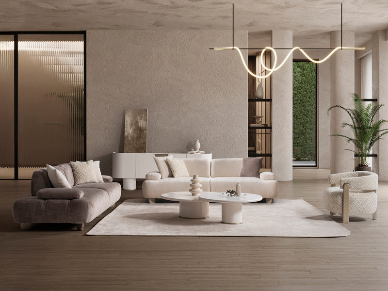 Iznik Extendable Living Room Set