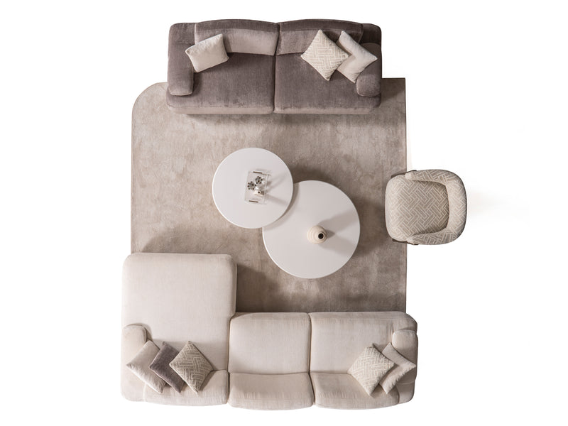 Iznik Extendable Sectional Living Room Set