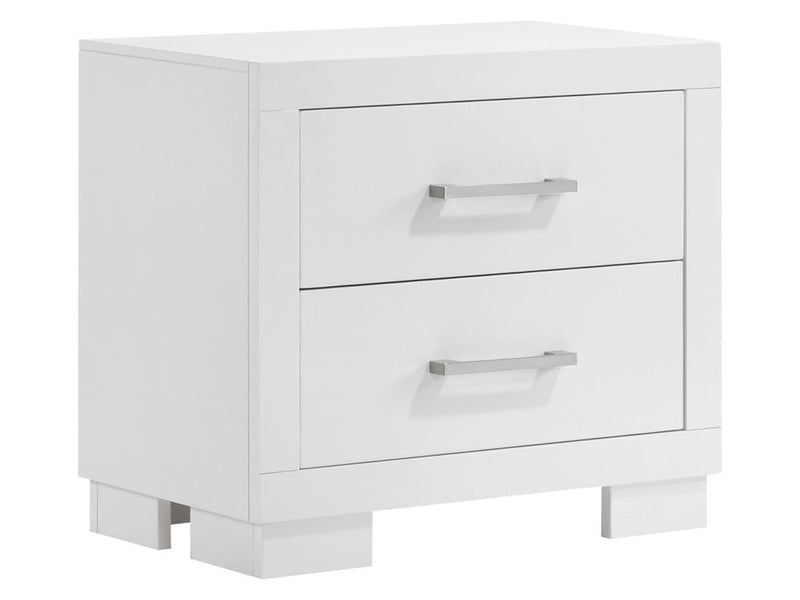 Jessica 22.7" Tall 2 Drawer Nightstand