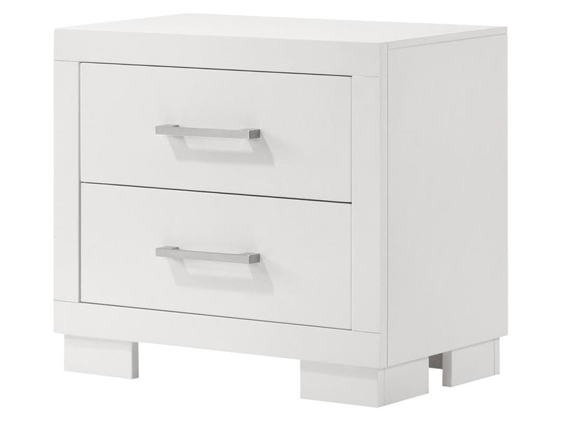 Jessica 22.7" Tall 2 Drawer Nightstand