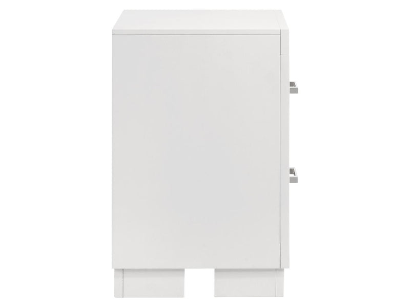 Jessica 22.7" Tall 2 Drawer Nightstand