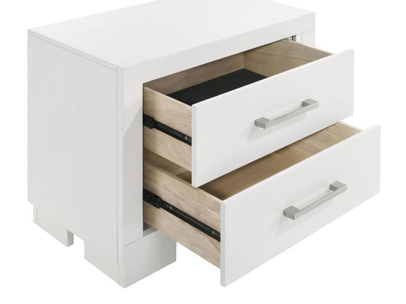 Jessica 22.7" Tall 2 Drawer Nightstand