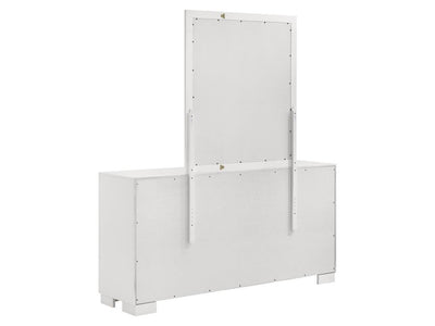 Jessica 64" Wide 6 Drawer Dresser With Mirror