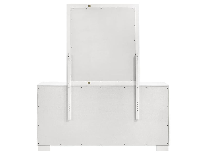 Jessica 64" Wide 6 Drawer Dresser With Mirror