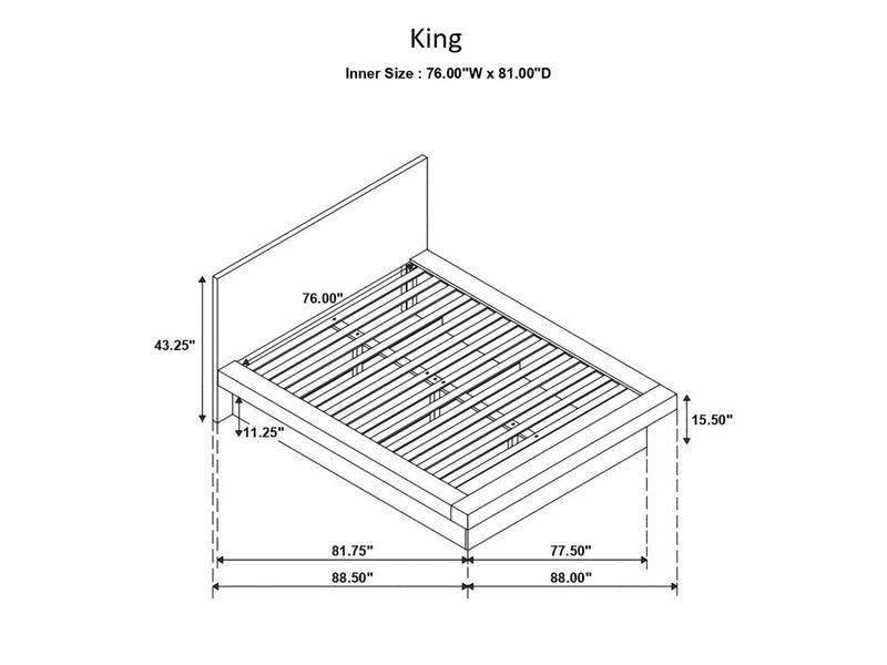 Jessica Platform Bed