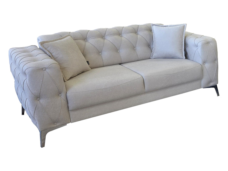 Joza 65" Wide Tufted Extendable Loveseat