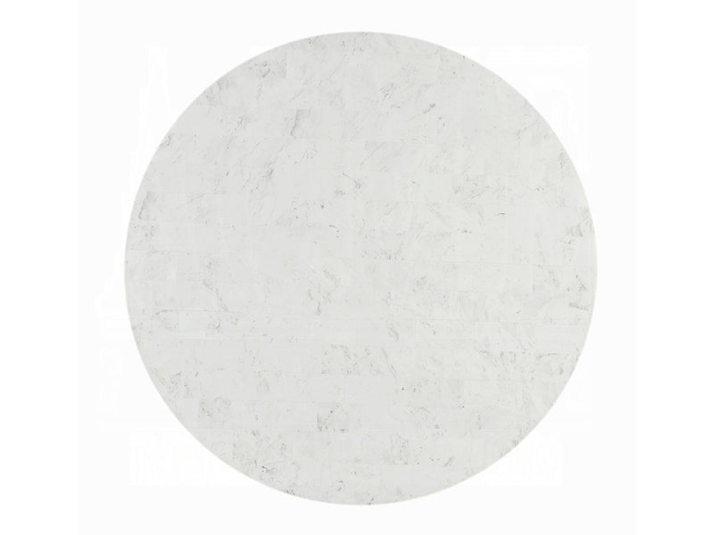 Kala 48" Wide Marble Top Dining Table