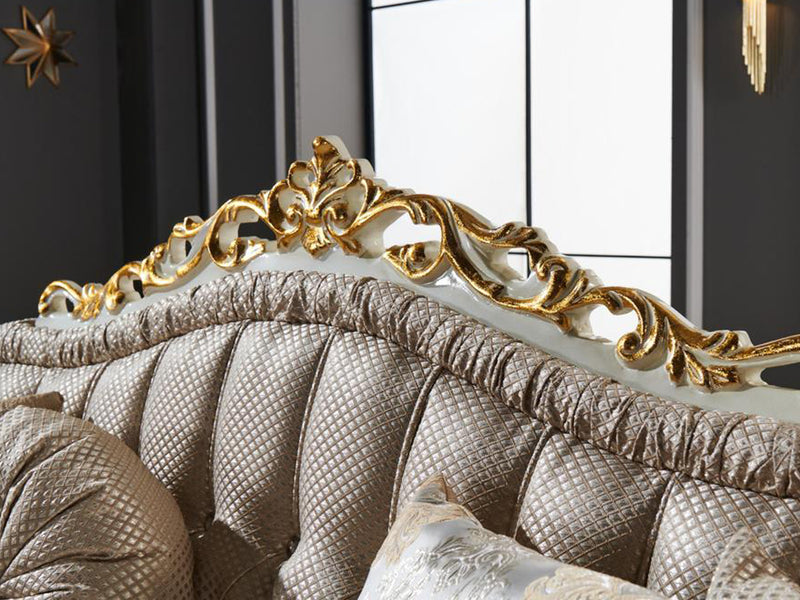 Kardelen Traditional Sofa & Loveseat Living Room Set