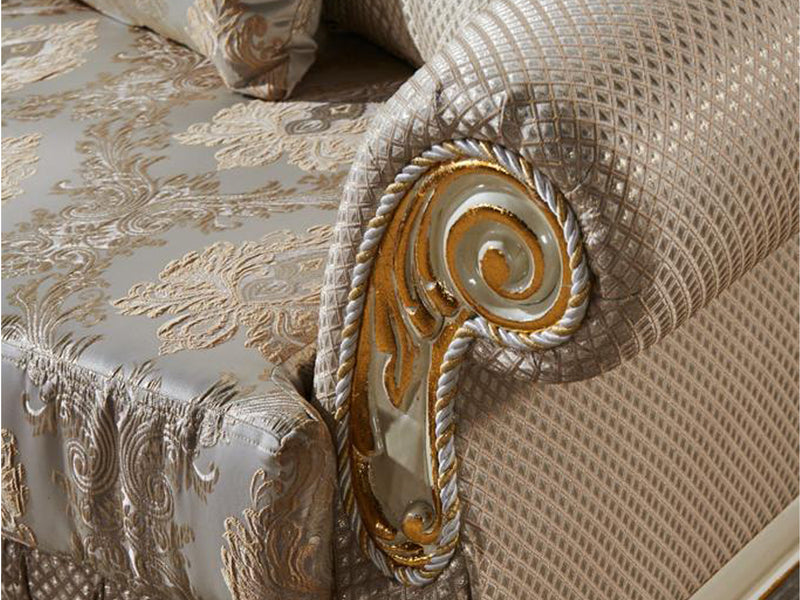 Kardelen Traditional Sofa & Loveseat Living Room Set