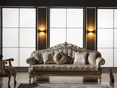 Kardelen Traditional Sofa & Loveseat Living Room Set