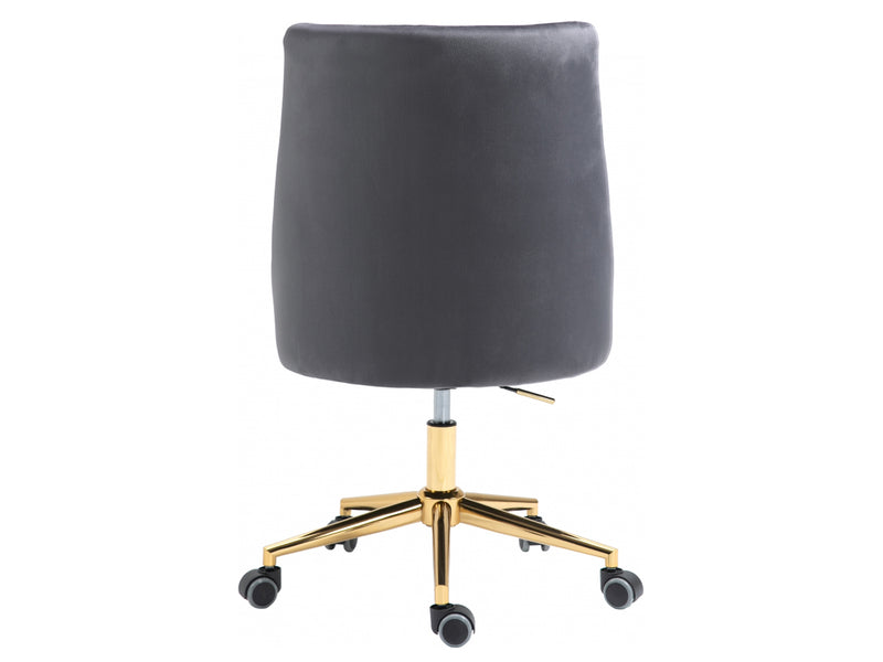 Karina 23" Wide Velvet Upholstered Office Chair