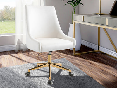 Karina 23" Wide Velvet Upholstered Office Chair