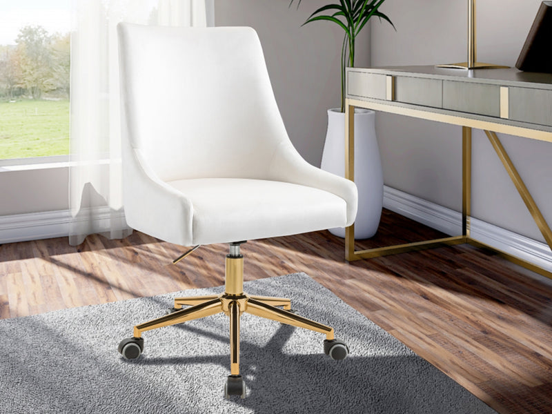Karina 23" Wide Velvet Upholstered Office Chair