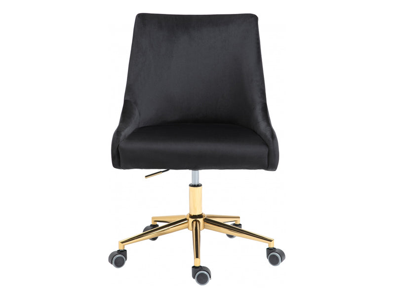 Karina 23" Wide Velvet Upholstered Office Chair