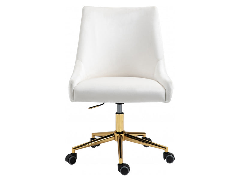 Karina 23" Wide Velvet Upholstered Office Chair