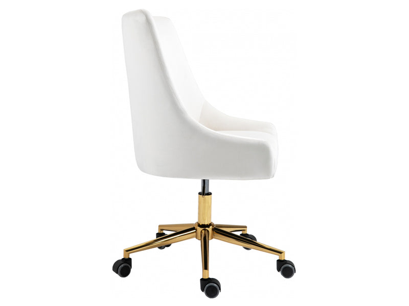 Karina 23" Wide Velvet Upholstered Office Chair