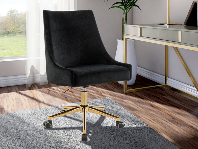 Karina 23" Wide Velvet Upholstered Office Chair